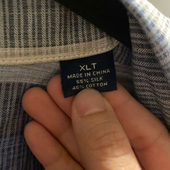 Tommy Bahama Plaid Button Up Shirt - Picture 4 of 4